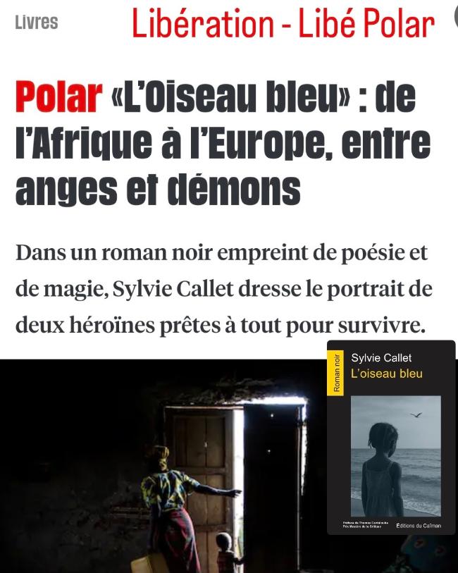 Article Libération Libé Polar L'oiseau bleu